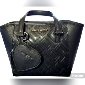 KARL LAGERFELD/PARIS MEDIUM CROSSBODY BAG